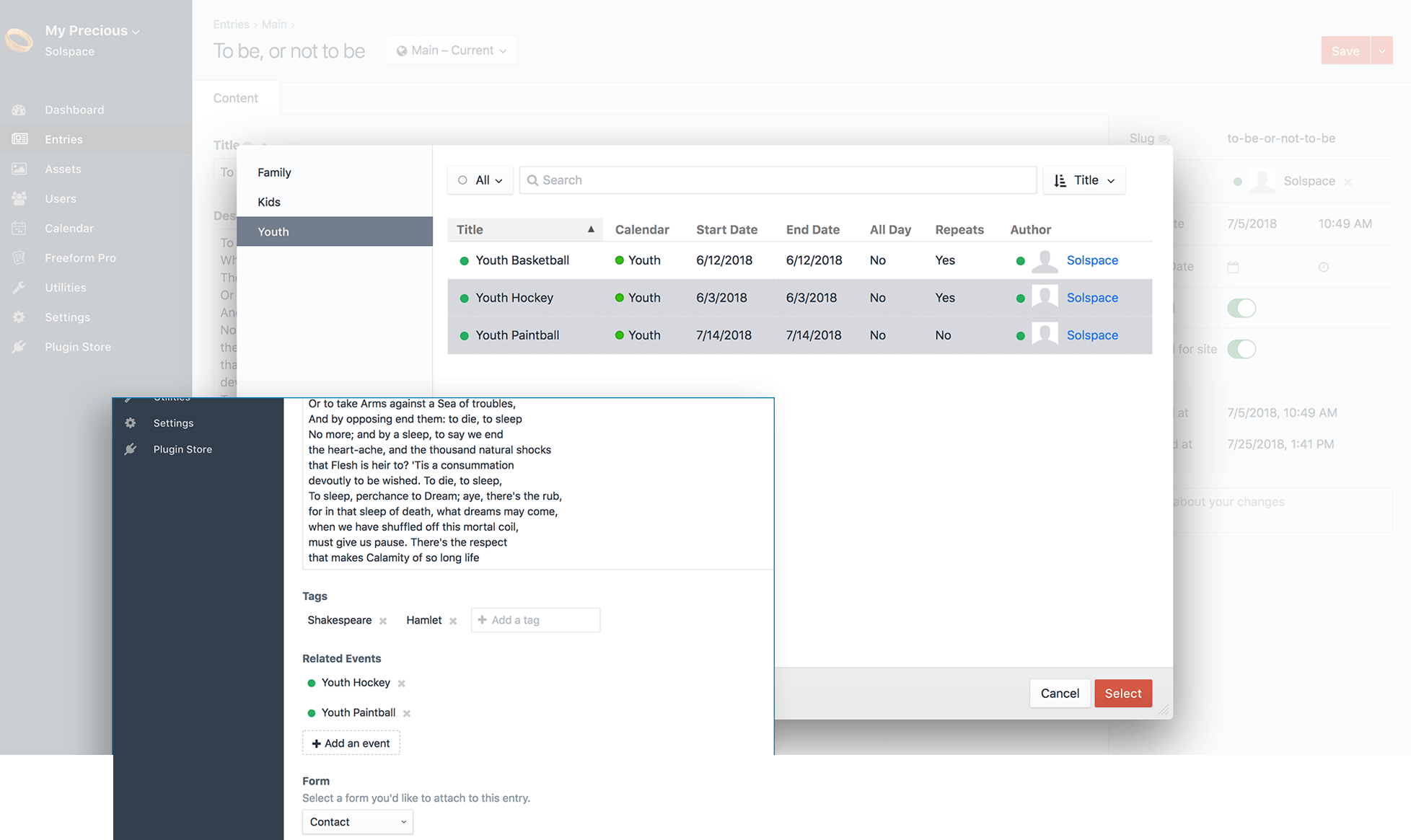 Element Fieldtype