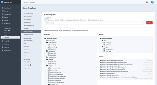 Demo Templates